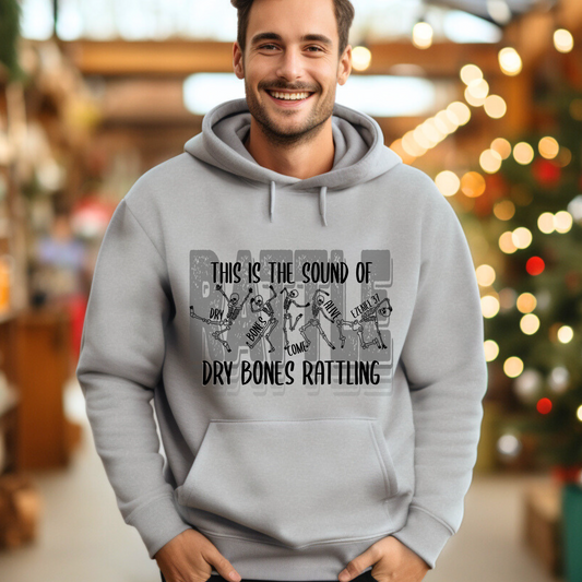 Dry Bones Rattling - Fleece Hoodie Sweatshirt