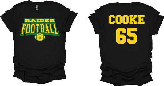 Football - RSHS Raider Football Slanted Tshirt