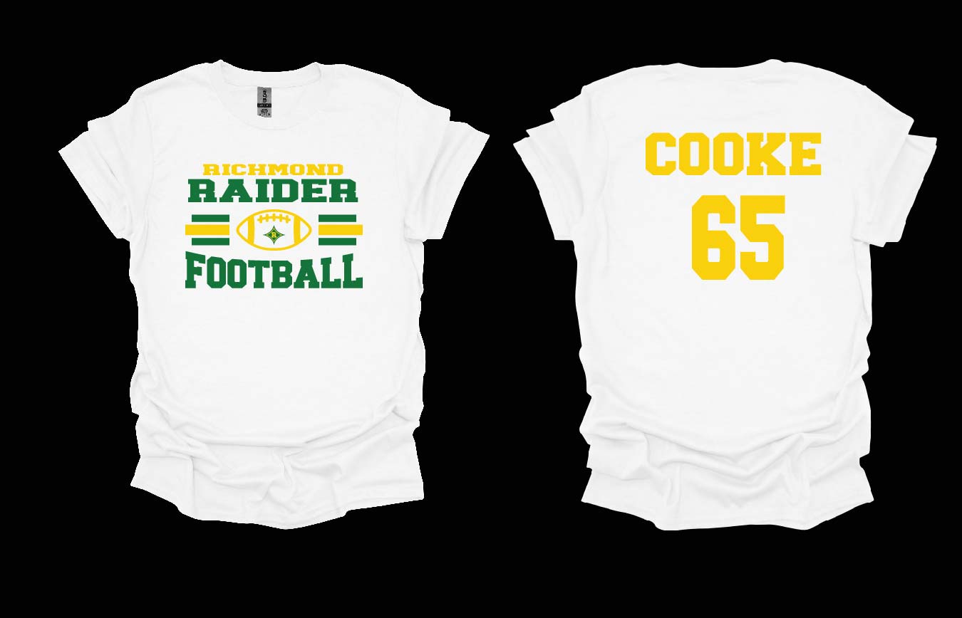 Football - RSHS Raider Football Classic Personalized T-shirt