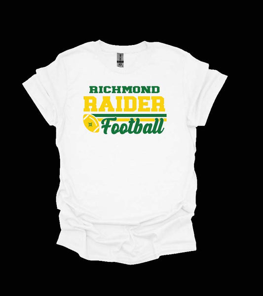 Football - RSHS Raider Football Cursive T-shirt