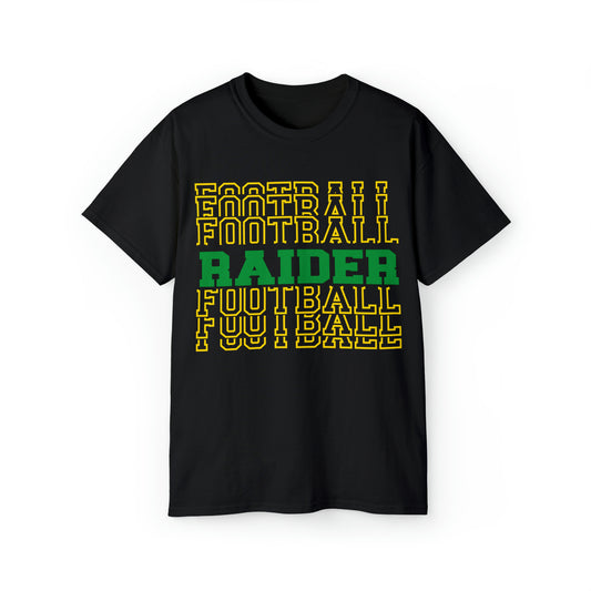 Football - RSHS Raider Football Stacked T-shirt