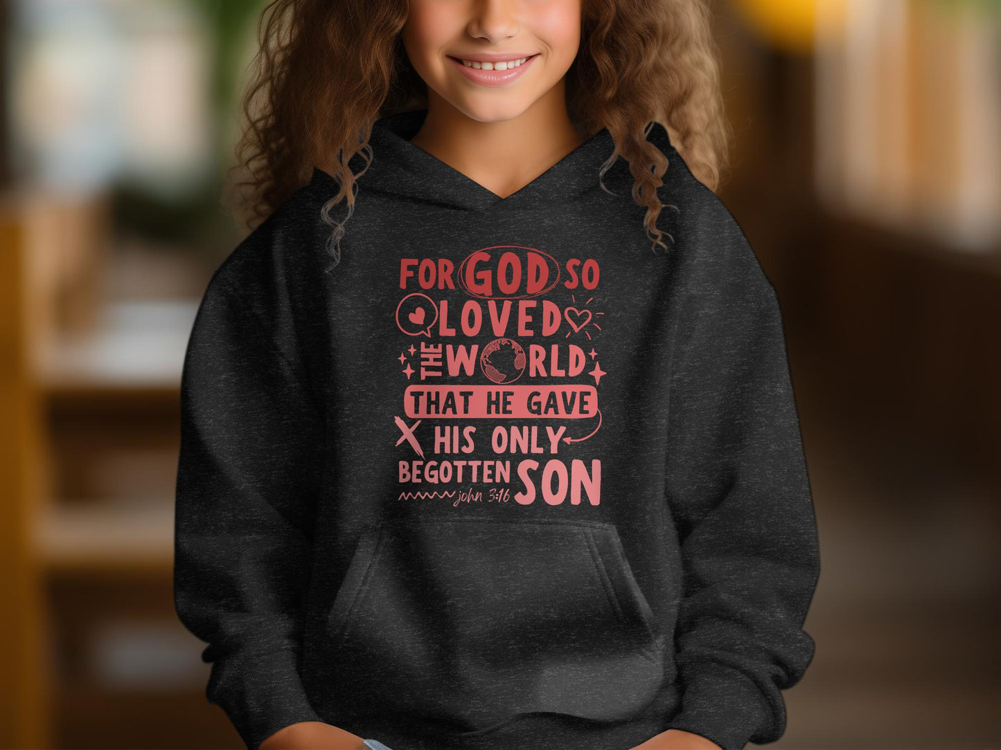 John 316 - Fleece Hoodie Sweatshirt